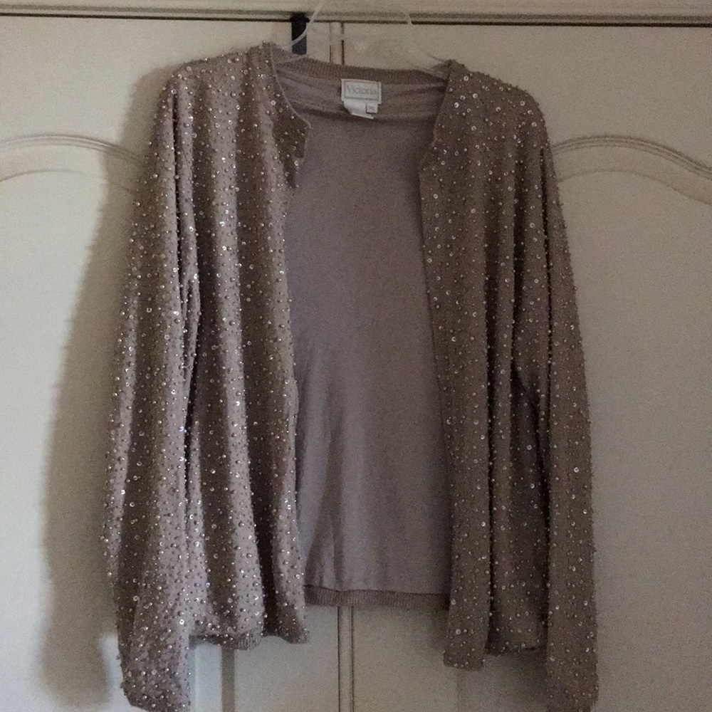 Victoria beaded cardigan